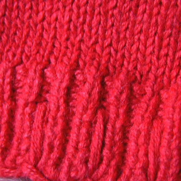 Vtg International Sportswear Oversized Knit Sweater Tunic TOP, Size 2X-3X Red - Picture 8 of 9